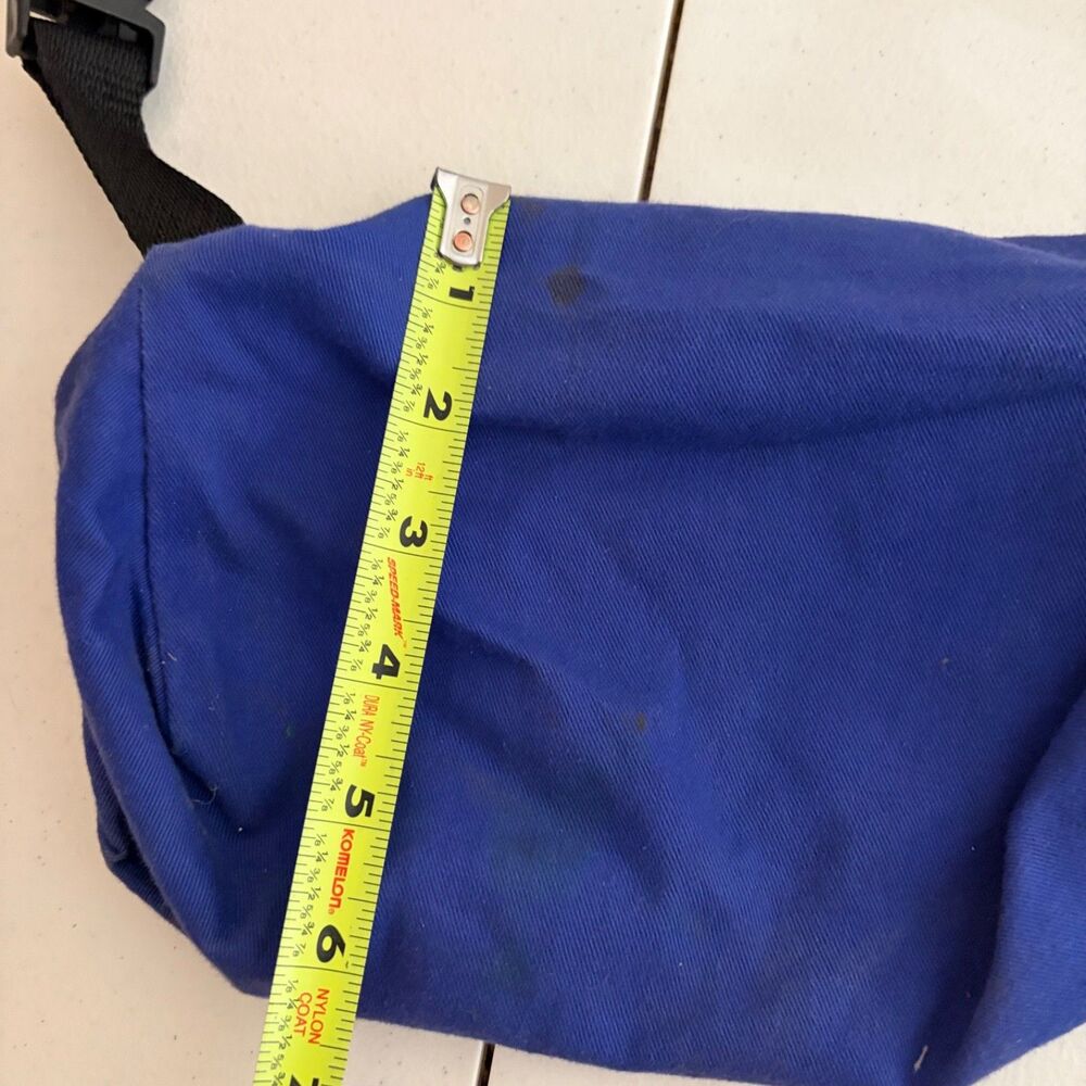 Vintage Universal Woody Woodpecker Fanny Pack Zip Bag Pouch Blue Belt - Picture 11 of 13